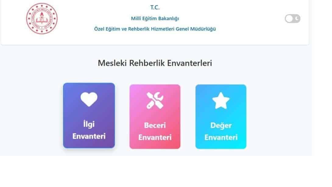 ÖĞRENCİLERİN MESLEKİ YÖNELİMLERİNİ GÜÇLENDİRECEK ENVANTERLER UYGULANACAK